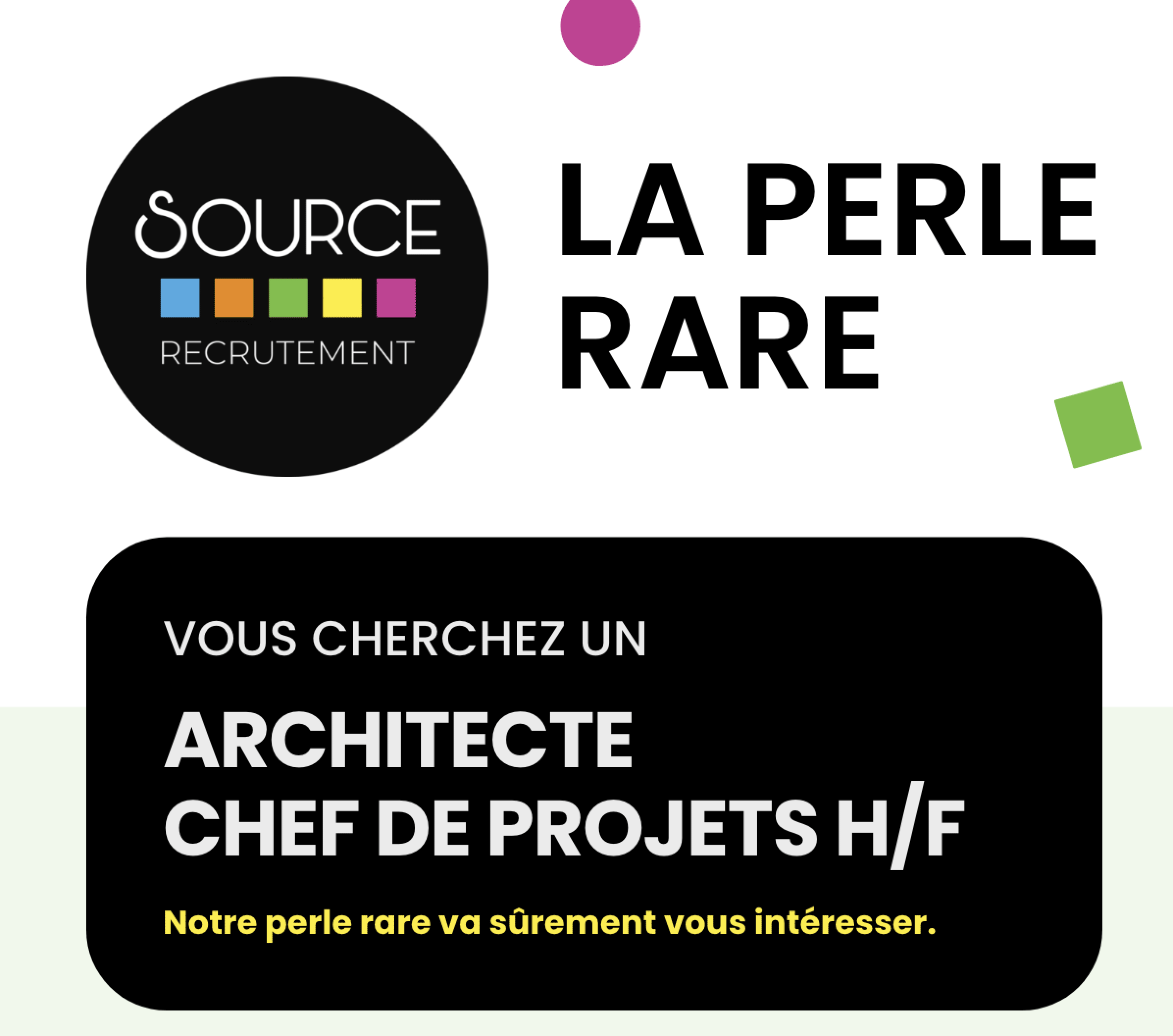 La Perle Rare : Architecte chef de projets H/F