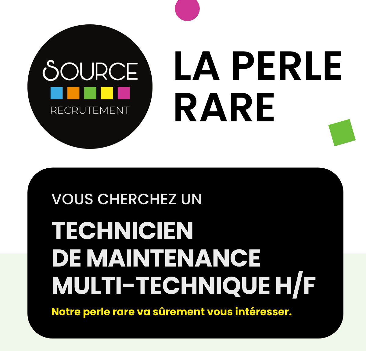 Technicien de Maintenance Multi-Technique H/F
