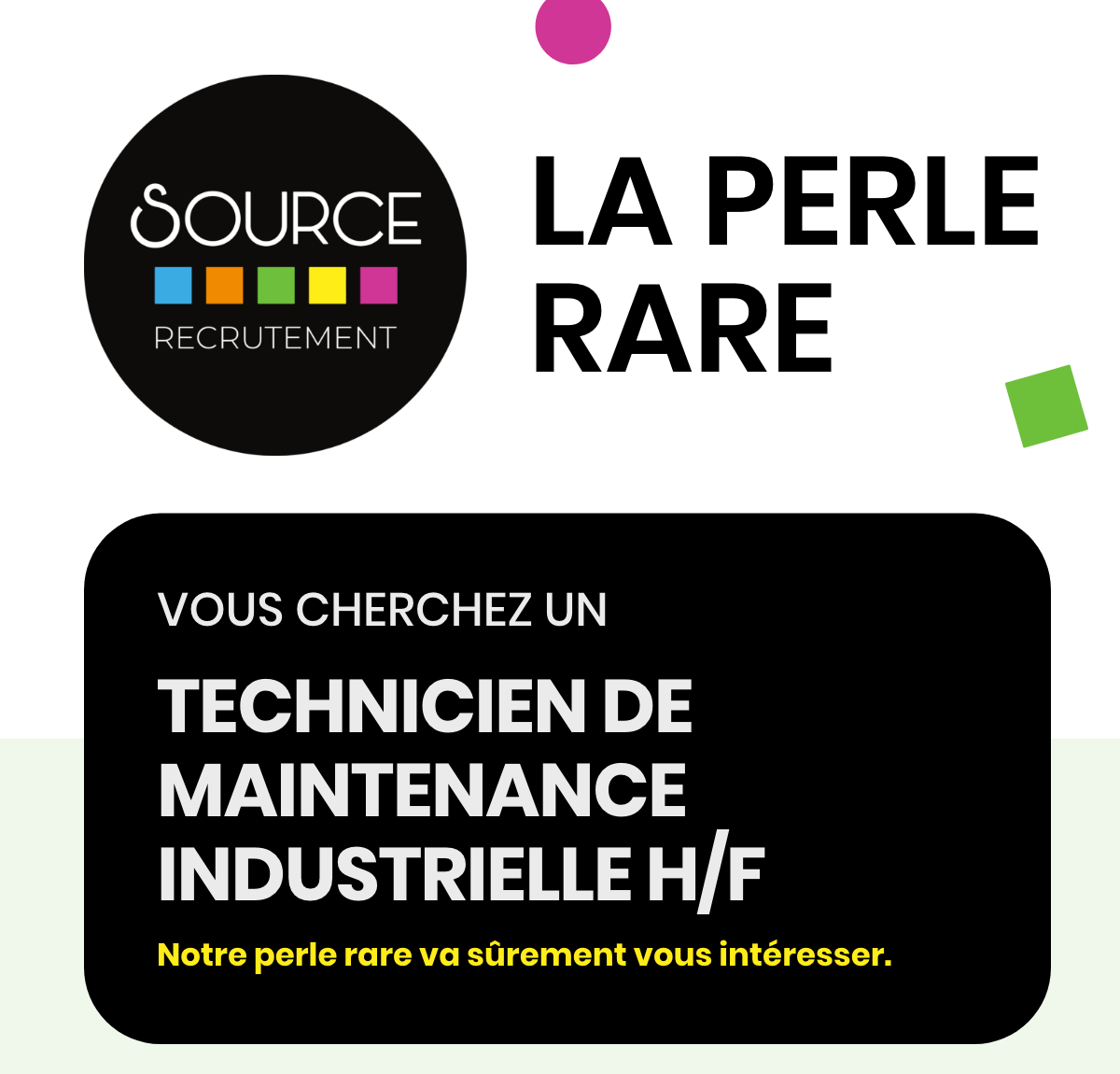 Technicien de Maintenance industrielle H/F