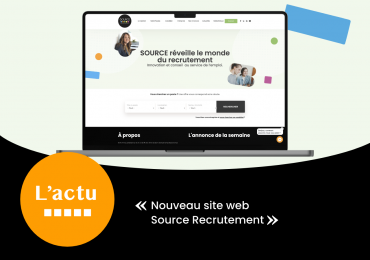 Nouveau site web Source Recrutement